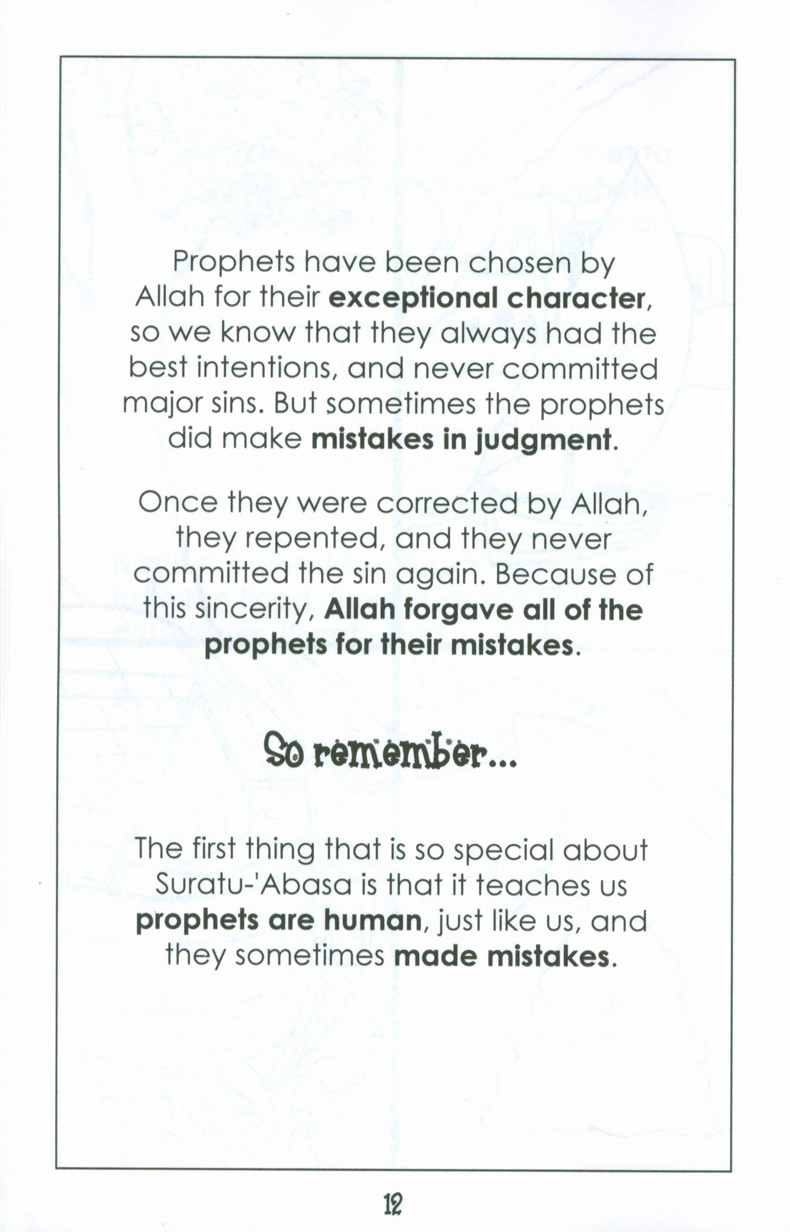 Mini Tafseer Book Suratu 'Abasa (Surah 80)