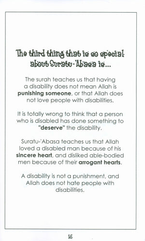 Mini Tafseer Book Suratu 'Abasa (Surah 80)