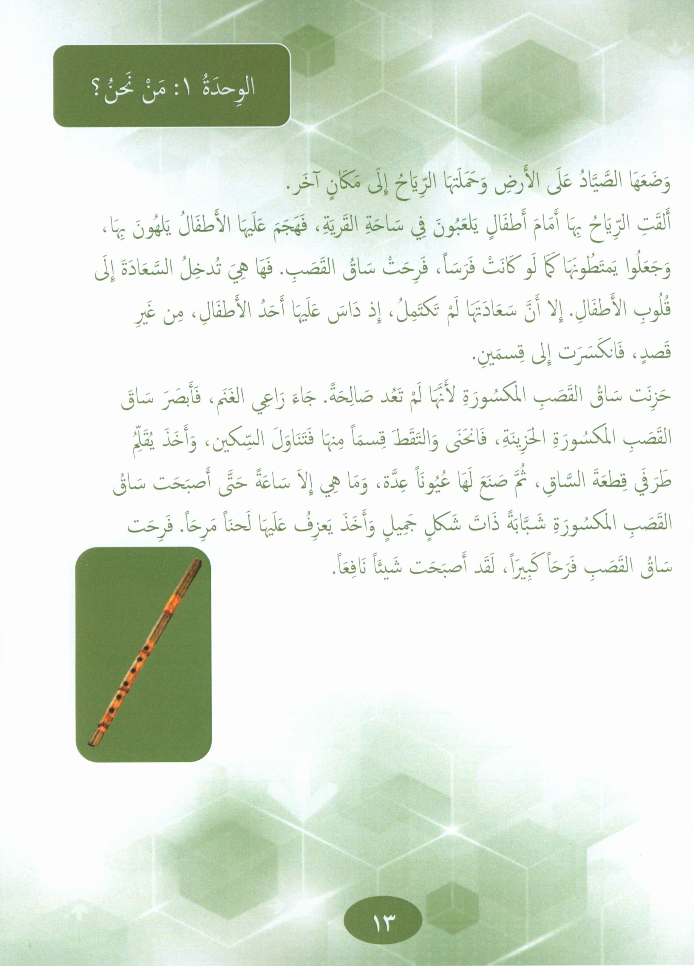 Our Language Is Our Pride Reading Level 7 لغتنا فخرنا