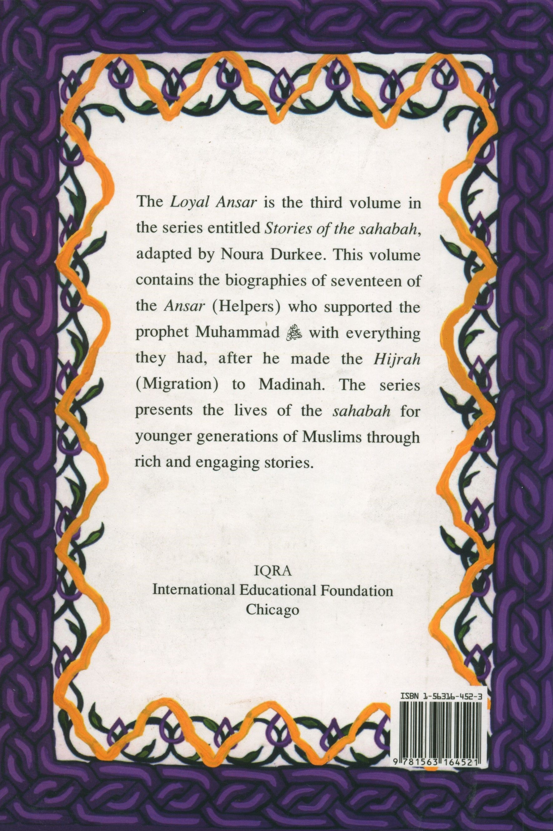 Stories of the Sahabah Volume 3 - Loyal Ansar